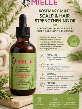 Mielle Rosemary Mint Scalp -Hair strengthening oil